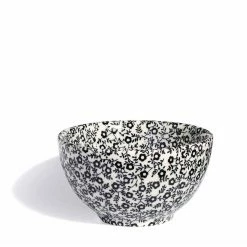 Burleigh Pottery Soho Home Black Felicity Sugar Bowl 9.5cm/4"