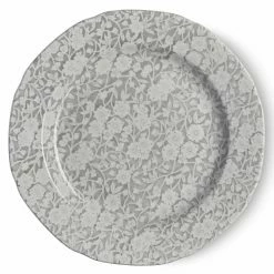 Burleigh Pottery Dove Grey Calico Plate 21.5cm / 8.5" Seconds Offers