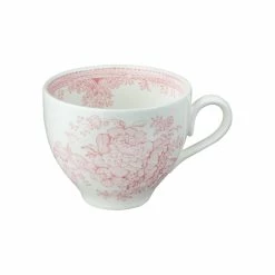 Burleigh Pottery Pink Asiatic Pheasants Teacup 187ml/0.33pt Tableware
