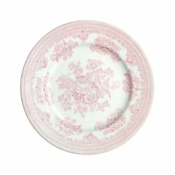 Burleigh Pottery Pink Asiatic Pheasants Plate 17.5cm/7" Seconds