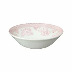 Burleigh Pottery Tableware Pink Asiatic Pheasants Cereal Bowl 16cm/6.25"