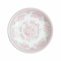 Burleigh Pottery Pink Asiatic Pheasants Breakfast Saucer