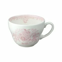 Burleigh Pottery Pink Asiatic Pheasants Breakfast Cup 420ml/0.75pt Seconds Offers