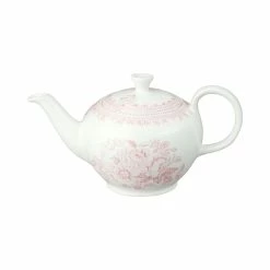 Burleigh Pottery Pink Asiatic Pheasants Small Teapot 3-4 Cup 400ml/0.75pt Tableware
