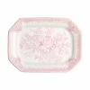 Burleigh Pottery Pink Asiatic Pheasants Rectangular Platter 25cm/10" Seconds