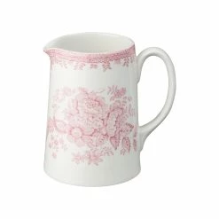 Burleigh Pottery Offers Pink Asiatic Pheasants Small Tankard Jug 284ml/0.5pt Seconds