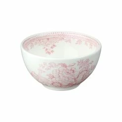 Burleigh Pottery Offers Pink Asiatic Pheasants Sugar Bowl 9.5cm/4" Seconds