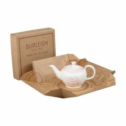 Burleigh Pottery Pink Asiatic Pheasants Teapot Gift Set