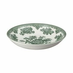Burleigh Pottery Green Asiatic Pheasants Pasta Bowl 23cm/9" Tableware