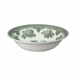 Burleigh Pottery Tableware Green Asiatic Pheasants Pudding/Soup Bowl 20.5cm/8"