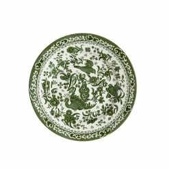 Burleigh Pottery Green Regal Peacock Plate 17.5cm