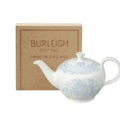 Burleigh Pottery Blue Asiatic Pheasants Small Teapot Gift Box Tableware