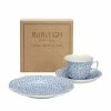 Burleigh Pottery Blue Felicity Teacup Gift Set