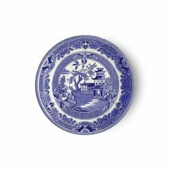 Burleigh Pottery Discontinued Blue Willow Tea Saucer