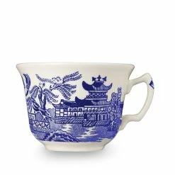 Burleigh Pottery Blue Willow Teacup 187ml
