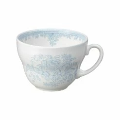 Burleigh Pottery Blue Asiatic Pheasants Breakfast Cup 420ml/0.75pt Tableware