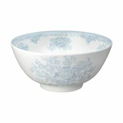 Burleigh Pottery Offers Blue Asiatic Pheasants Large Footed Bowl 28cm/11" Seconds