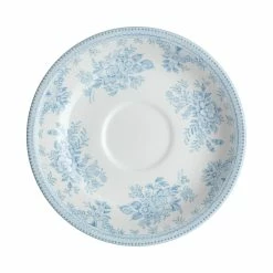 Burleigh Pottery Blue Asiatic Pheasants Large Tea Saucer