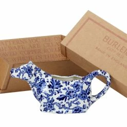 Burleigh Pottery Blue Arden Cow Creamer 150ml/0.25pt Gift Boxed