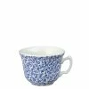 Burleigh Pottery Dark Blue Felicity Teacup Discontinued