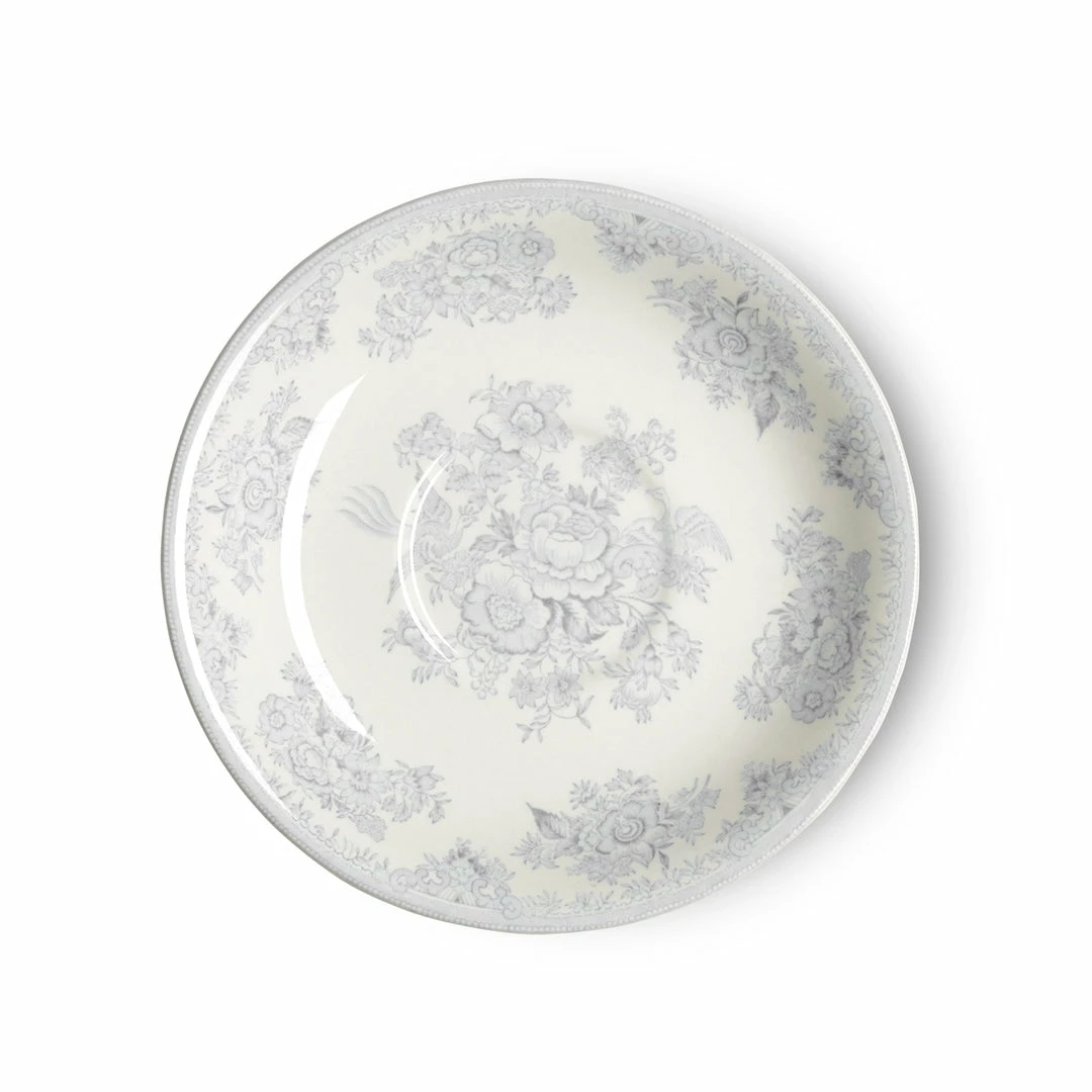 Burleigh Pottery Dove Grey Asiatic Pheasants Breakfast Saucer