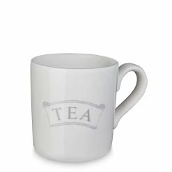 Burleigh Pottery Discontinued Dove Grey Pantry Tea Mug