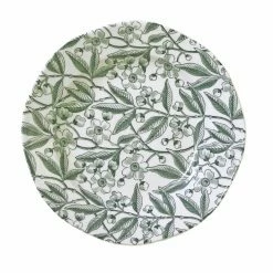 Burleigh Pottery Offers Green Prunus Plate 19cm Seconds