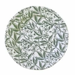 Burleigh Pottery Green Prunus Plate 21.5cm/8.5" Seconds Offers