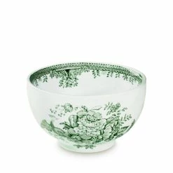 Burleigh Pottery Offers Green Asiatic Pheasants Sugar Bowl 9.5cm/4" Seconds