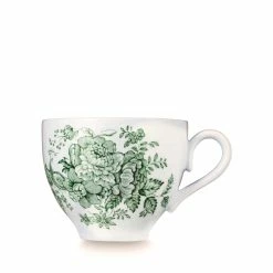 Burleigh Pottery Green Asiatic Pheasants Teacup 187ml Seconds Offers