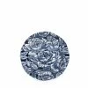 Burleigh Pottery Ink Blue Hibiscus Plate 19cm