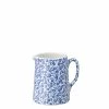Burleigh Pottery Dark Blue Felicity Mini Tankard Jug 160ml/0.25pt Discontinued
