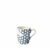 Burleigh Pottery Ink Blue Pollen Espresso Cup Coffee Cups & Saucers