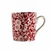 Burleigh Pottery Discontinued Red Calico Espresso Cup