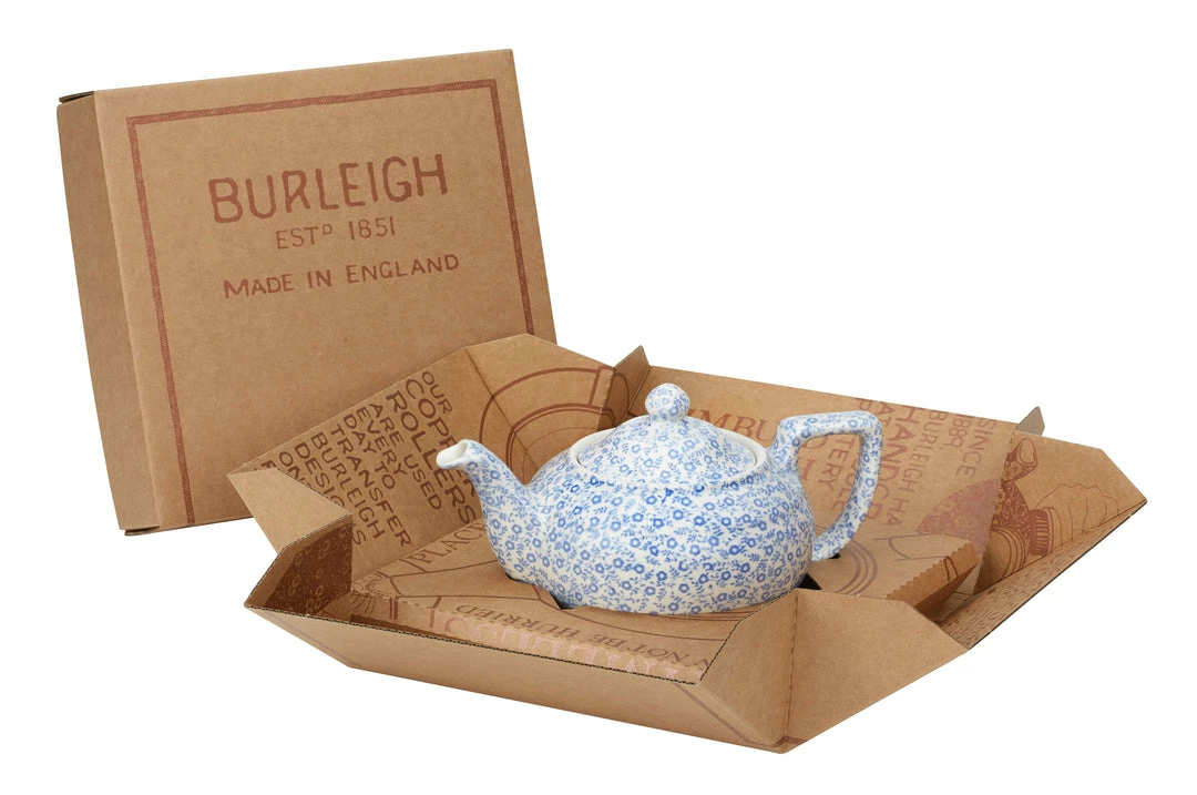 Burleigh Pottery Tableware Blue Felicity Teapot Gift Set