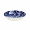 Burleigh Pottery Blue Calico Butter Pat Dish 12cm/4.75"