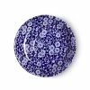 Burleigh Pottery Blue Calico Breakfast Saucer