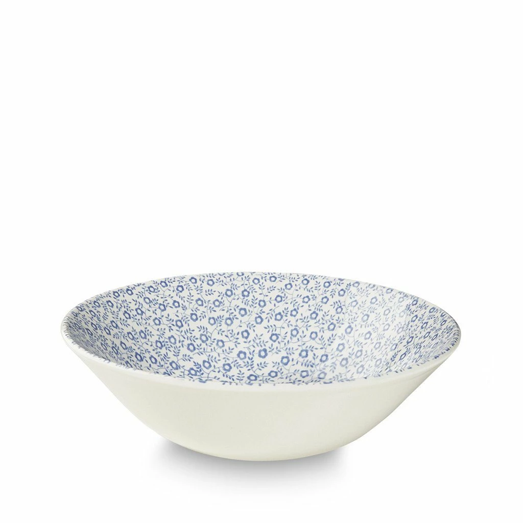 Burleigh Pottery Blue Felicity Cereal Bowl 16cm/6.25"