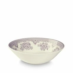 Burleigh Pottery Plum Asiatic Pheasants Cereal Bowl 16cm/6.25" Discontinued
