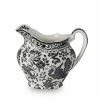 Burleigh Pottery Black Regal Peacock Cream Jug 284ml/0.5pt