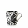 Burleigh Pottery Black Regal Peacock Espresso Cup