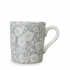 Burleigh Pottery Dove Grey Calico Espresso Cup Discontinued