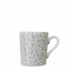Burleigh Pottery Discontinued Dove Grey Felicity Espresso Cup
