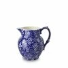 Burleigh Pottery Blue Calico Small Etruscan Jug Seconds