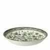 Burleigh Pottery Green Regal Peacock Pasta Bowl 23cm