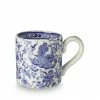 Burleigh Pottery Blue Regal Peacock Half Pint Mug Half Pint 284ml/0.5pt Seconds