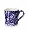 Burleigh Pottery Blue Calico Mug 375ml/0.66pt Seconds