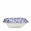 Burleigh Pottery Blue Regal Peacock Open Veg Dish Seconds Offers