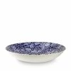 Burleigh Pottery Blue Calico Pasta Bowl 23cm/9" Seconds