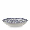 Burleigh Pottery Tableware Blue Regal Peacock Pasta Bowl 23cm/9"